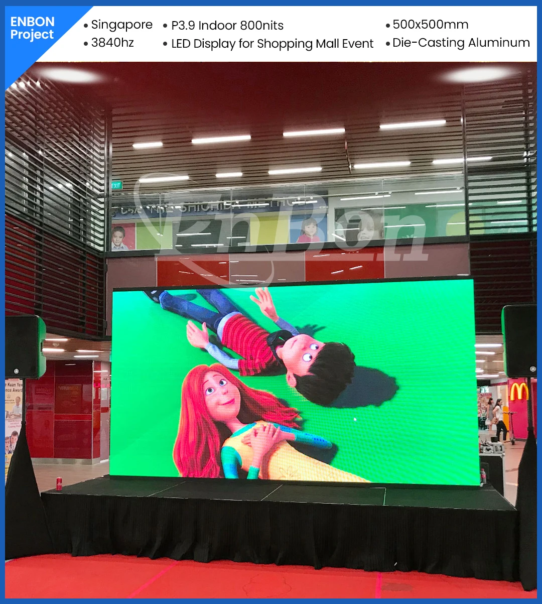 High Resolution LED Display P1.9 P2.6 P2.976 P3.91 Indoor and Out LED Screen Concert Stage Background Video Wall