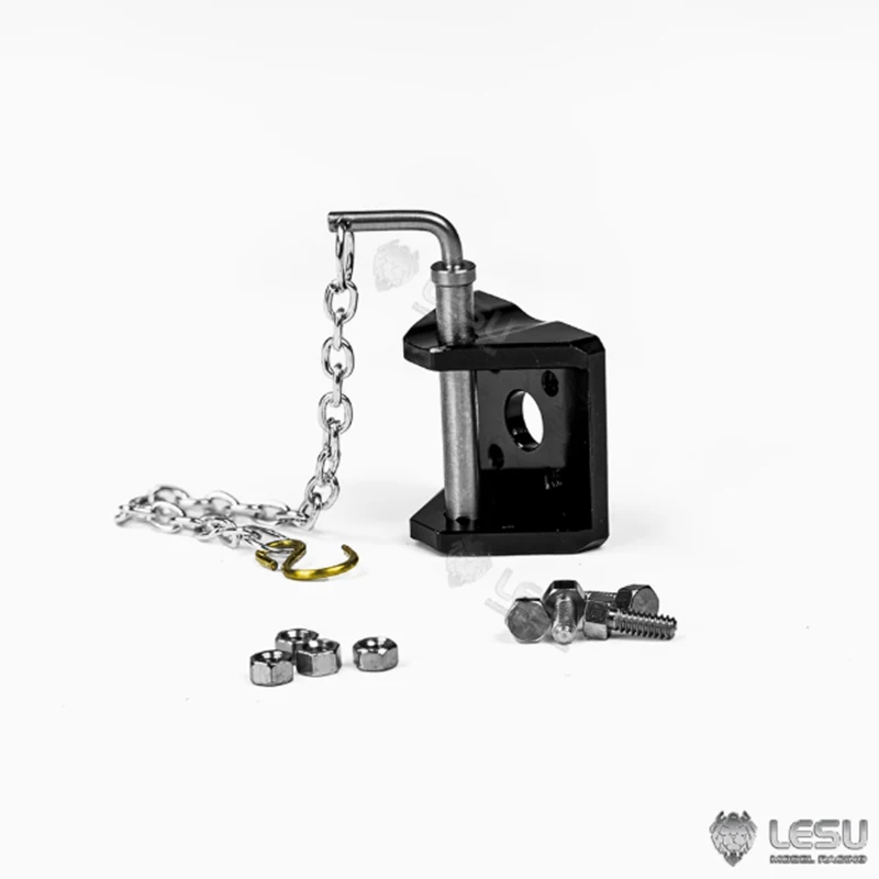 RC 1/14 LESU Metall-Heckhaken Ersatzteil für Tamiya Hydraulikbagger, Lader, Muldenkipper, für MAN VOLVO Anhänger, Kipper, DIY-Teile – Detail 1