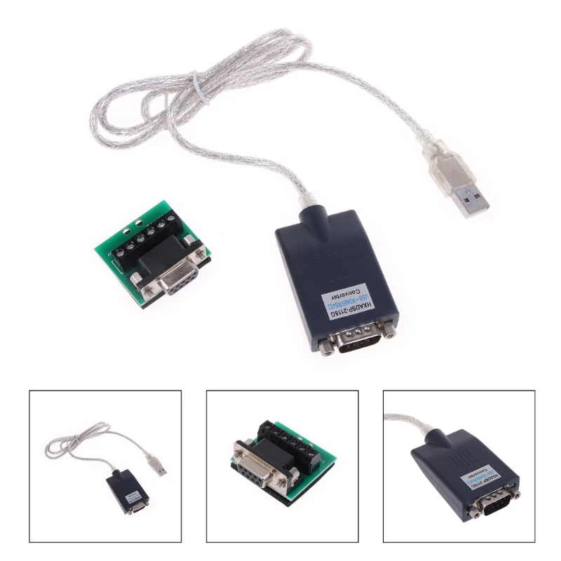 USB2.0 to RS-485 RS-422 DB9 Pin Female COM Serial Port Chip PL2303 Isolated USB to a RS485 RS422 Adapter Converter