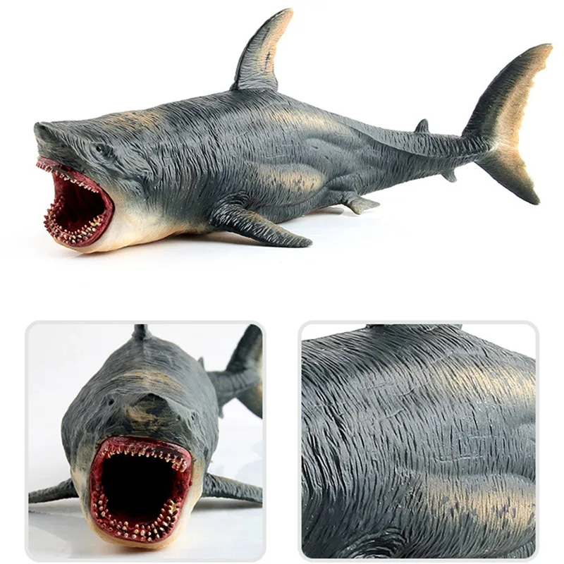 Savage Ocean Sea Life Helicoprion Goblin Shark Megalodon ปลาวาฬ Action Figure Aquarium ปลาใหญ่สัตว์ของเล่นสำหรับของขวัญเด็ก