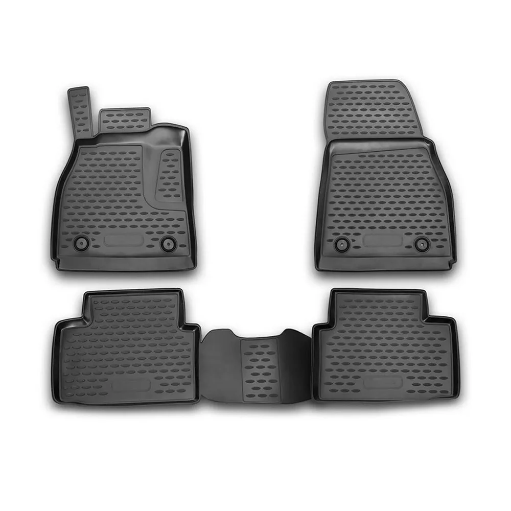 

Floor Mats Liner for Chevrolet Malibu 2014-2015 Black TPE All-Weather 4 Pcs United States