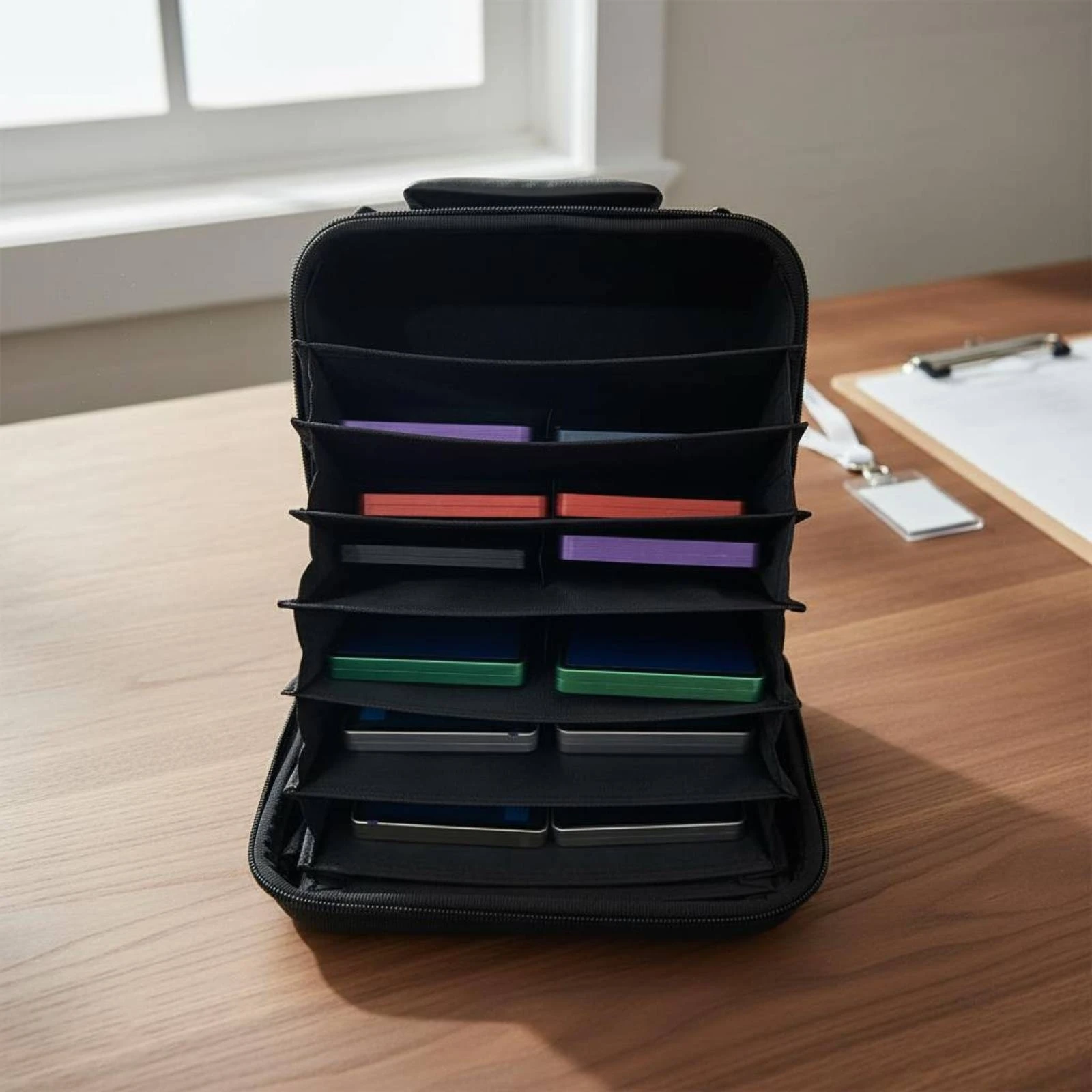 slab-card-carry-bag-portable-graded-card-case-wear-resistant-waterproof-for-tcg-players