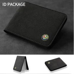 New 1pc Car Wallet Driver License Bag ID Passport Card Package For Alfa Romeo Giulietta GT 159 147 156 Mito Brera Giulia F1﻿