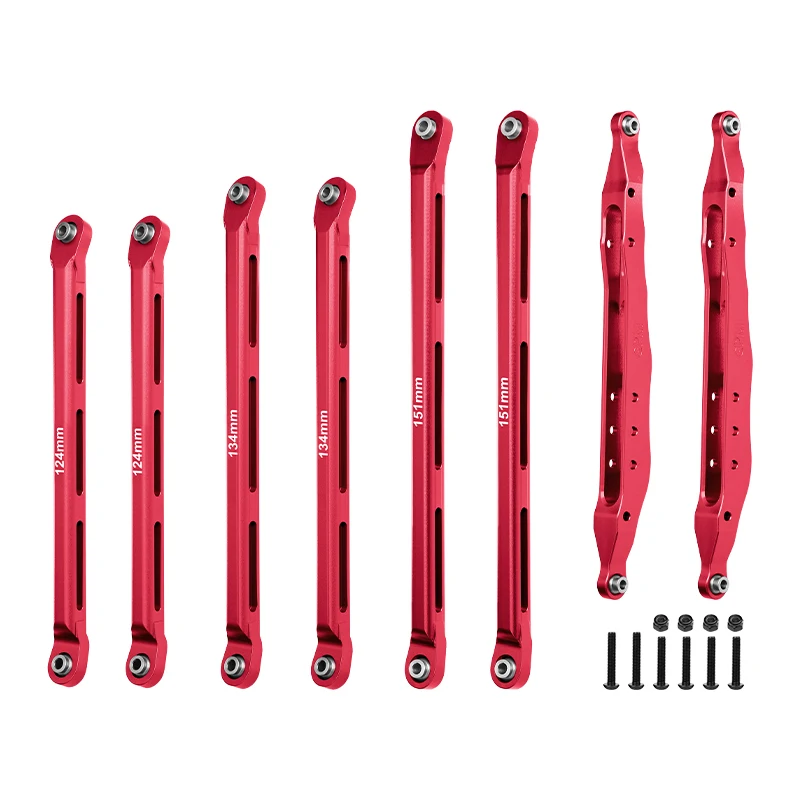 

GPM 1/10 RBX10 RYFT ROCK BOUNCER-AXI03005 7075 ALLOY REAR LOWER TRAILING ARMS+ALUMINUM REAR CHASSIS LINKS PARTS TREE