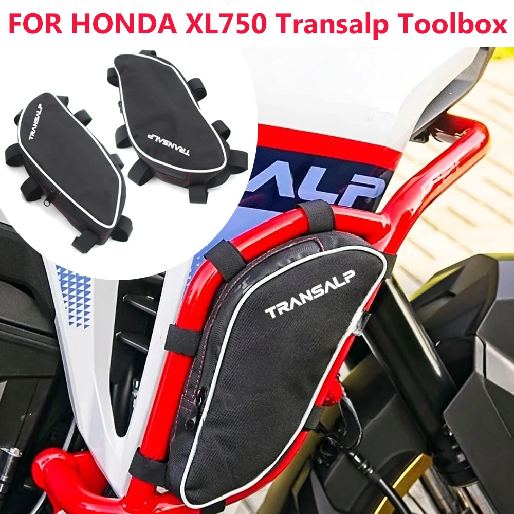 

Motorcycle Frame Crash Bars Bumper Tool Bag Repair For Honda XL 750Transalp XL750 2023- Transalp Original Bumper Waterproof Bag