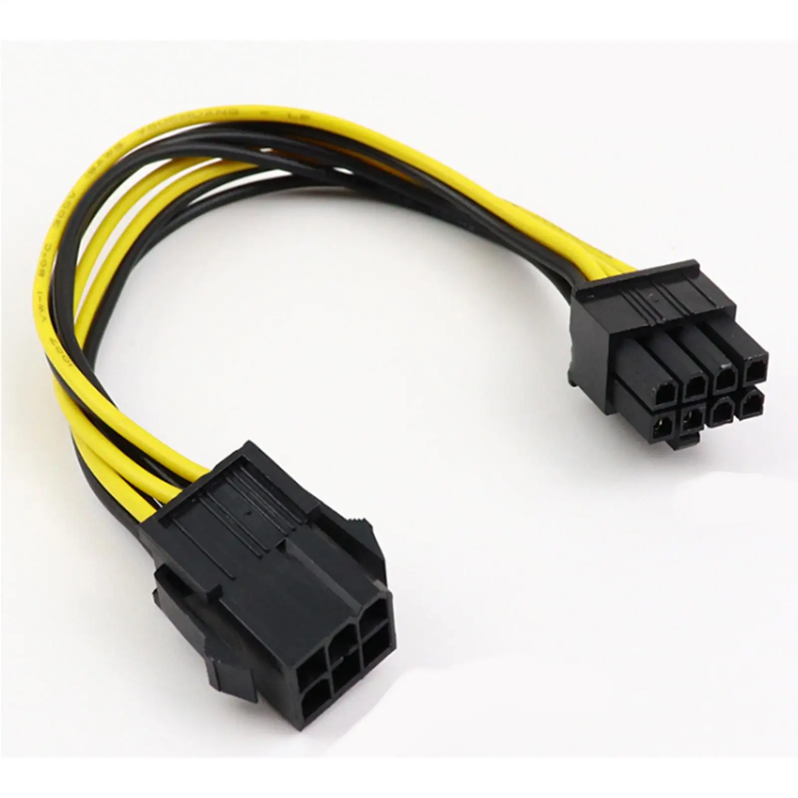 18 см 6-контактный разъем на 8-контактный разъем PCI Express Кабель преобразователя мощности Процессор Видеокарта 6-контактный на 8-контактный кабель питания PCIE