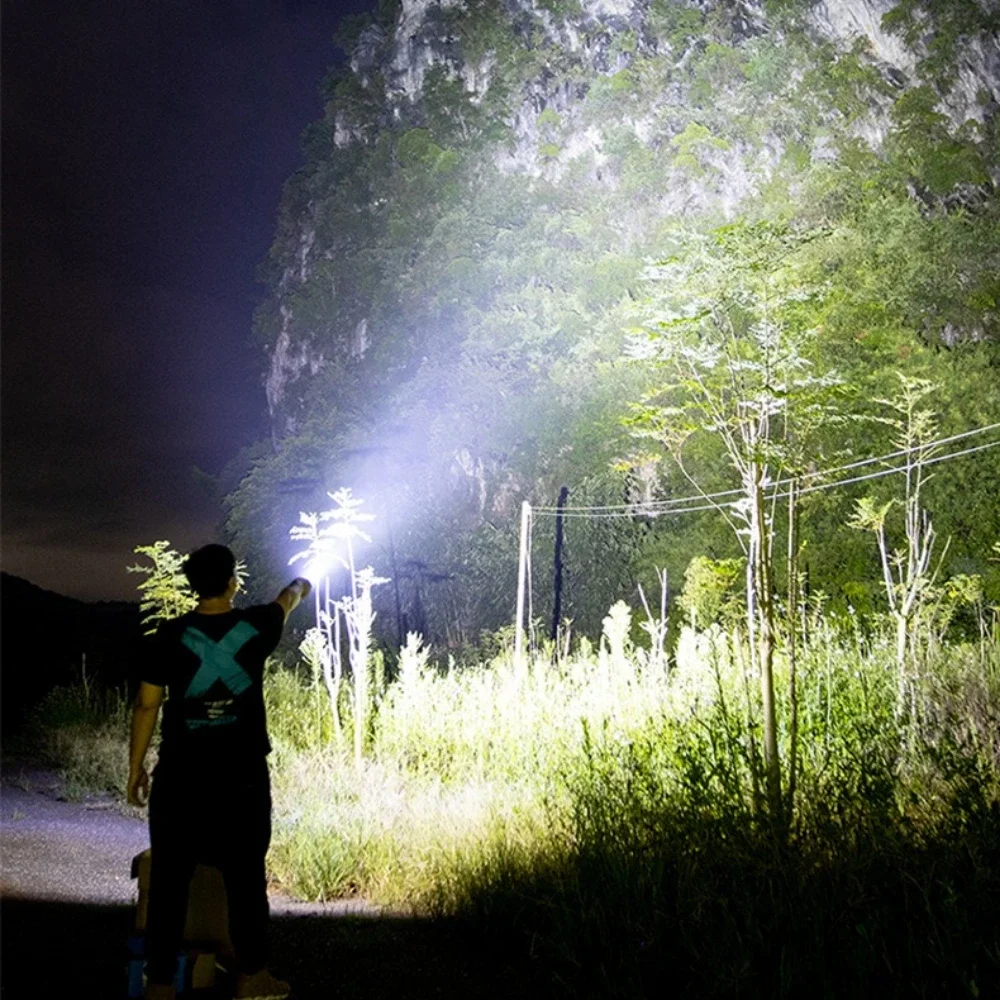 USB قابلة للشحن السوبر مشرق COB ضوء العمل أضواء إصلاح السيارات المحمولة مصباح يدوي للطوارئ أضواء التخييم الشعلة مقاوم للماء #6