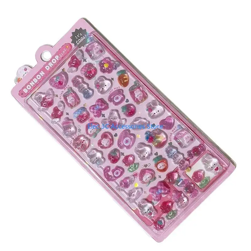 Y51A Cartoon Sticker for Scrapbooking Journals Planner Motivational Sticker