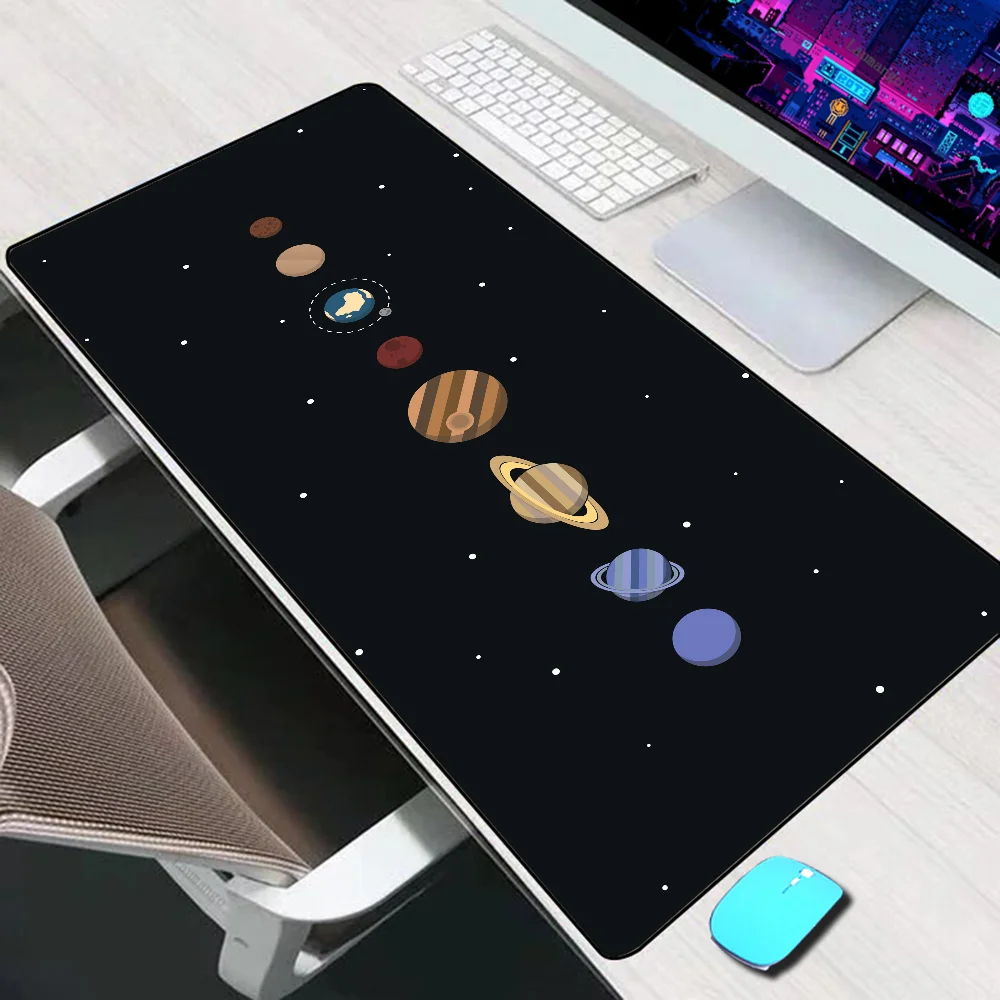 Universe Space Solar System Planet Large Mouse Pad Gaming Accessories Mouse Mat Keyboard Mat PC Gamer Desk Pad Computer Mousepad