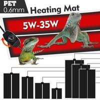 35W-5W Reptile Heat Mat Plants Warmer Heating Pad with Temperature Control Indoor Garden Greenhouse Thermostat Waterproof Heater