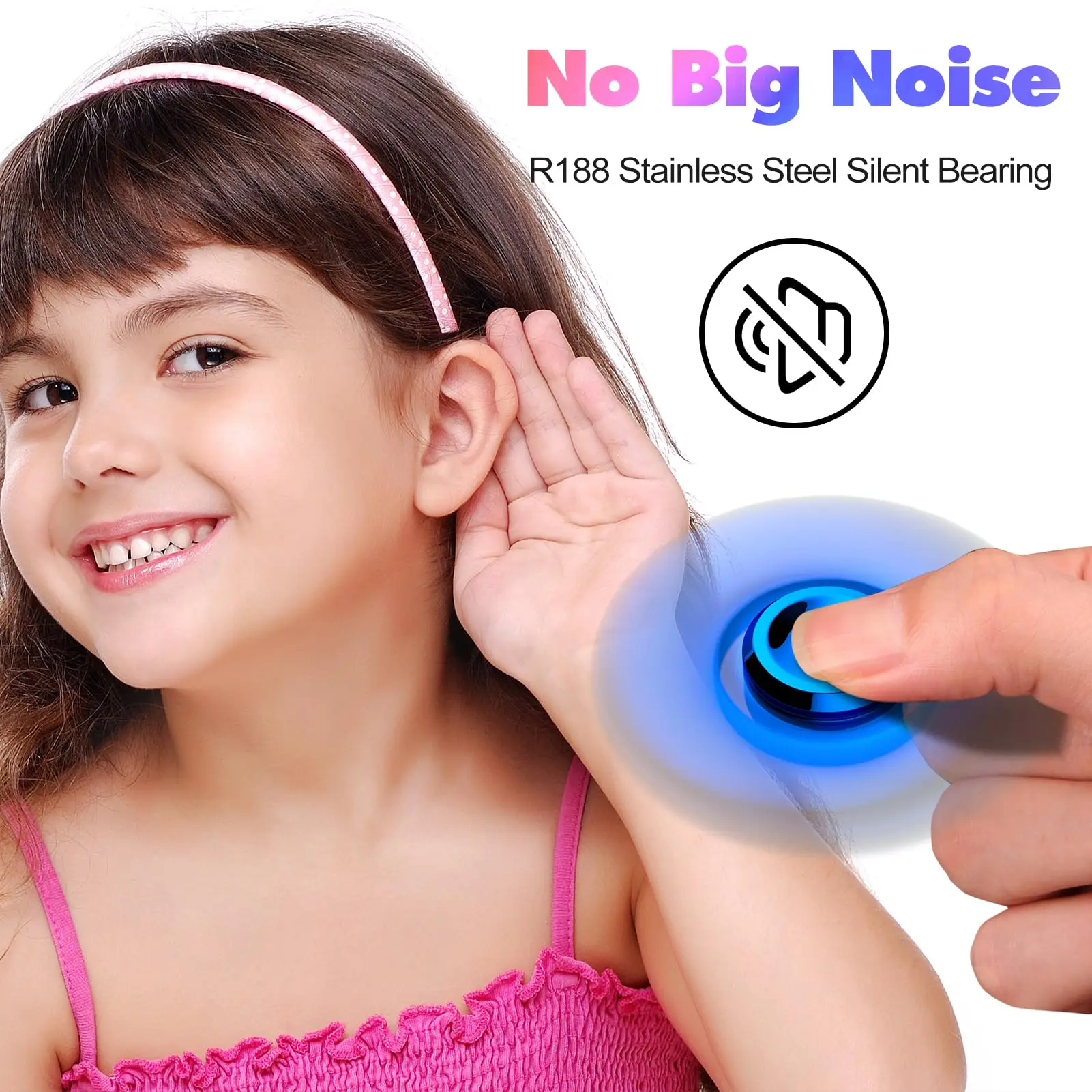 Metall Fidget Spinner Spielzeug, EDC Hand Spinner Anti Stress Relief Spielzeug, Antistress Angst Zappeln Spielzeug für Erwachsene Kinder Autismus ADHS