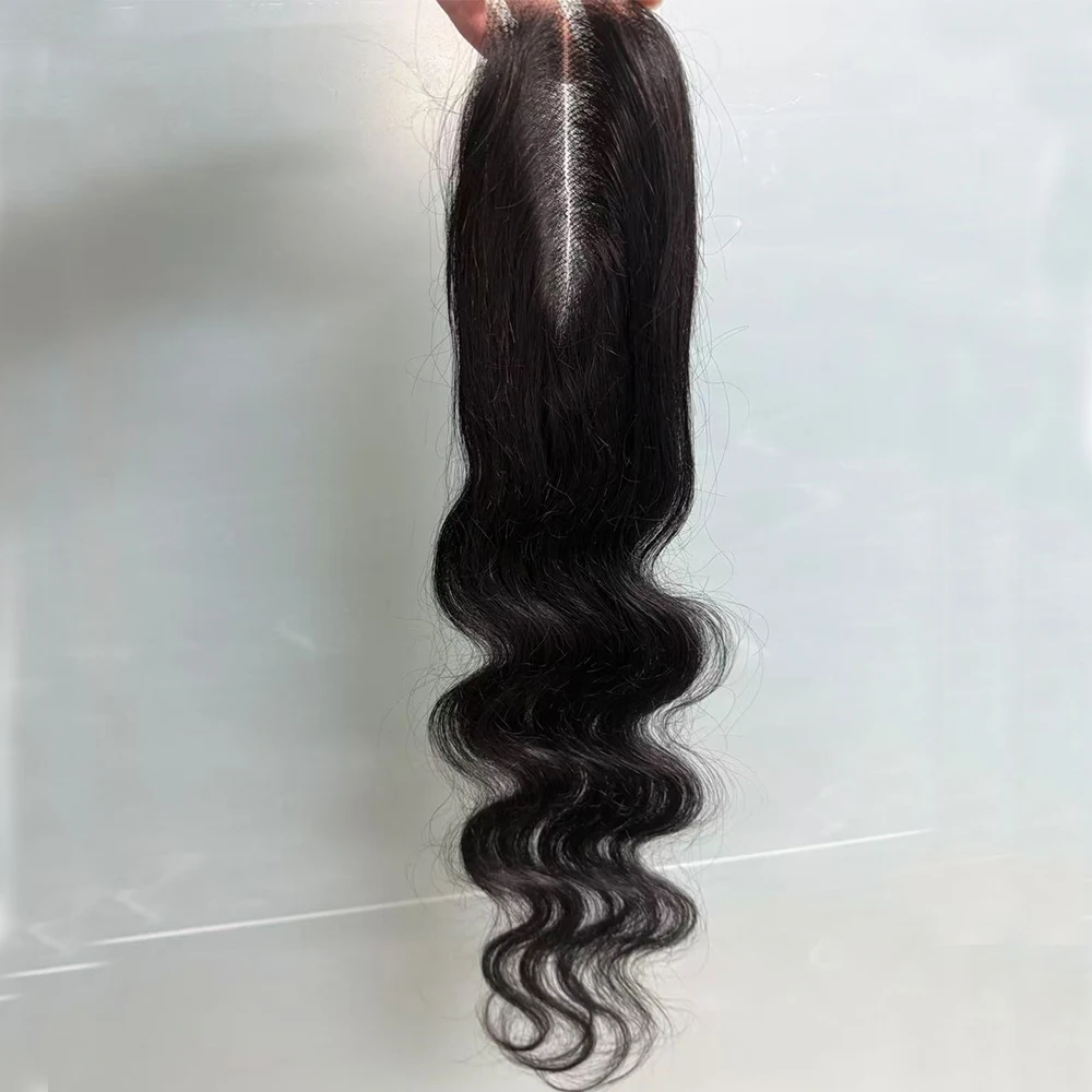 الجسم موجة 2 × 6 الدانتيل إغلاق البرازيلي عذراء شعر الجسم موجة 2x6 الدانتيل الشفاف إغلاق الطبيعية قبل قطعها للنساء السود #2