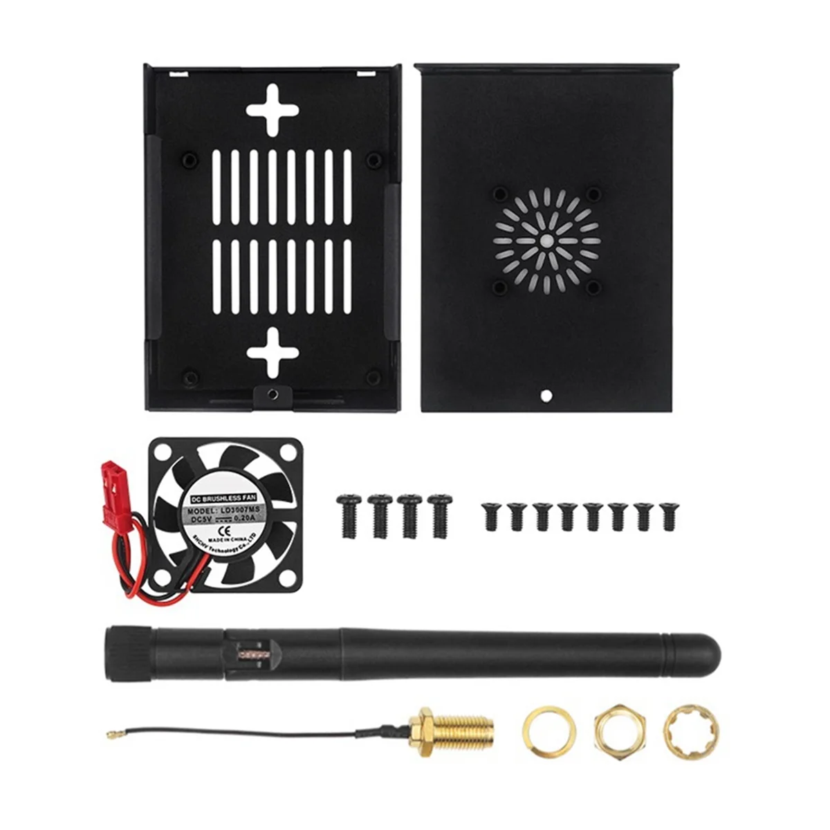 

For Orange Pi 3B Metal Shell for Orange Pi 3B 2GB (with Antenna)