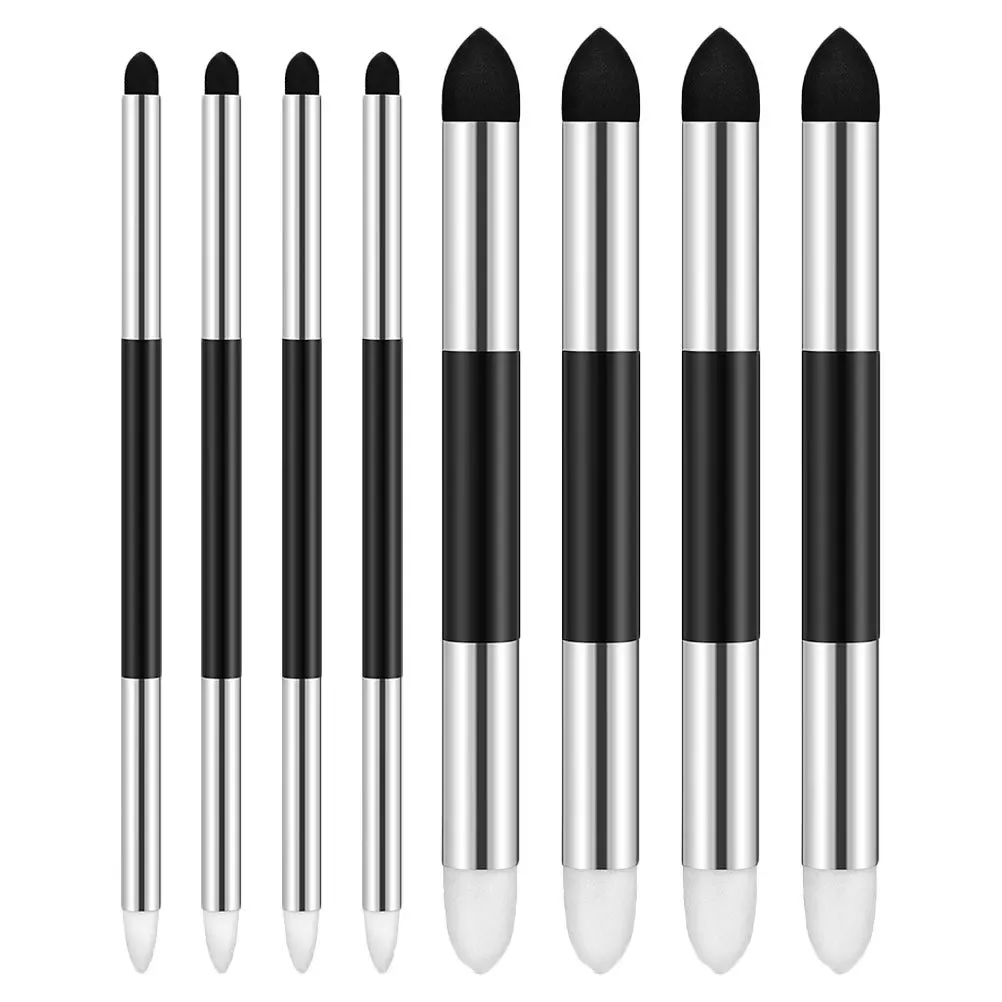 

8pcs High Light Art Sponge Pens Double Headed Washable Blending Brushes For Sketching Drawing Reusable Artist Blender Tools
