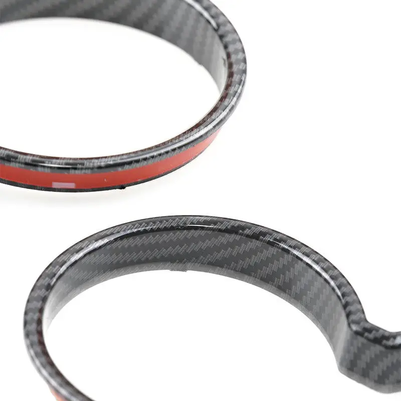 

For Porsche Macan 2014 2015 2016 2017 2018 2019 2020 Center Control Water Cup Holder Frame Sticker Cover Trim Accessories