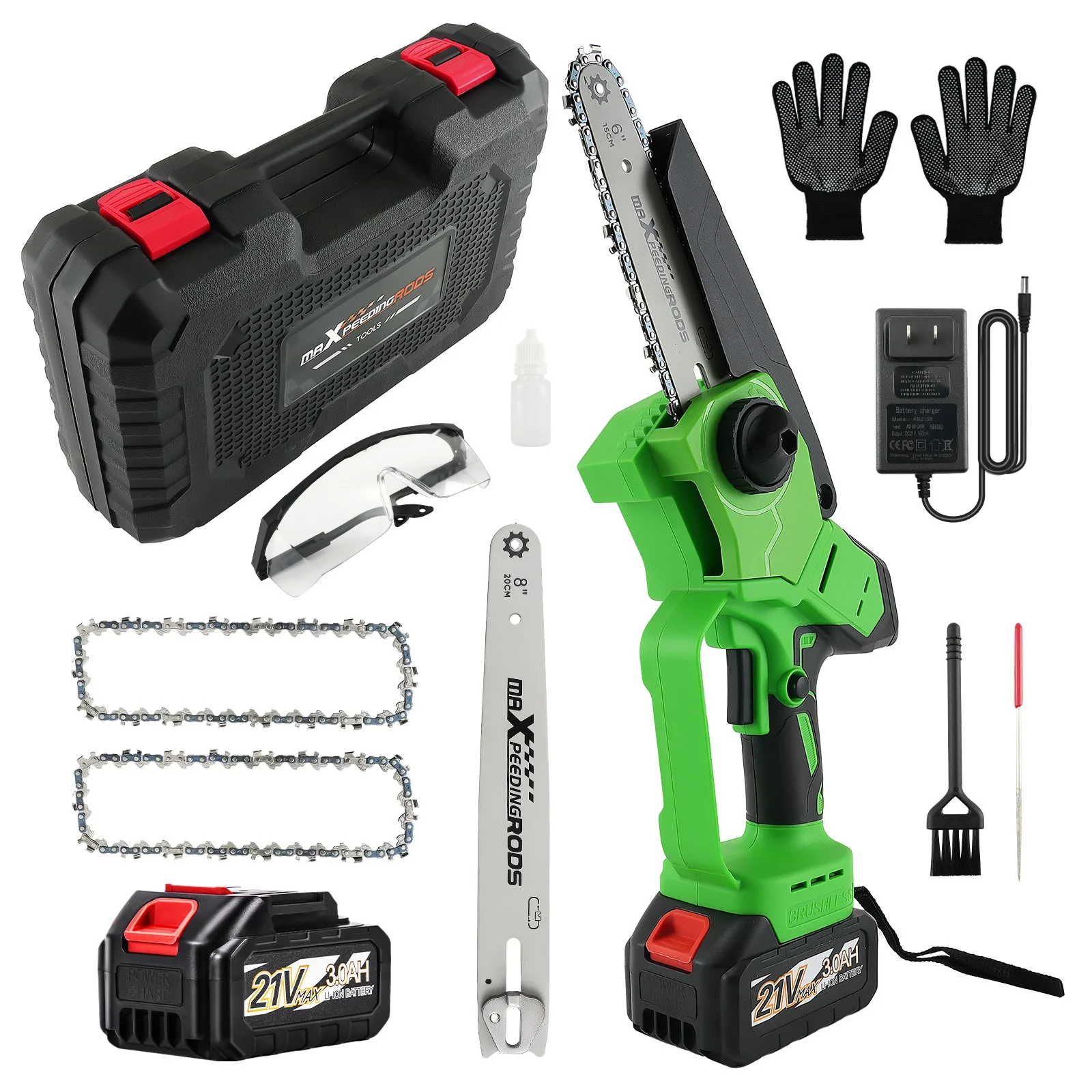 Brushless for Mini Chainsaw 1200W Cordless 6