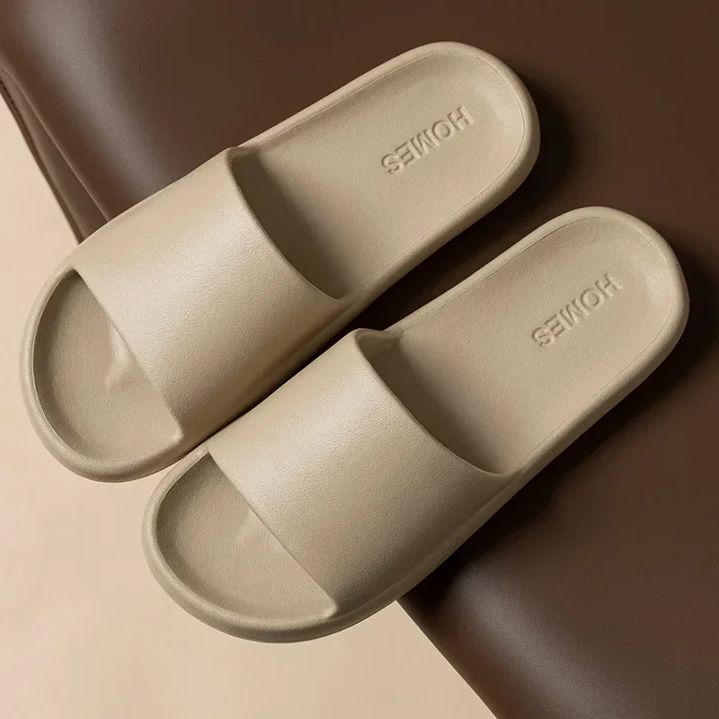 

Однотонные тапочки из ЭВА, толстая подошва, противоскользящие удобные шлепанцы в стиле журнала, в помещении и на открытом воздухе