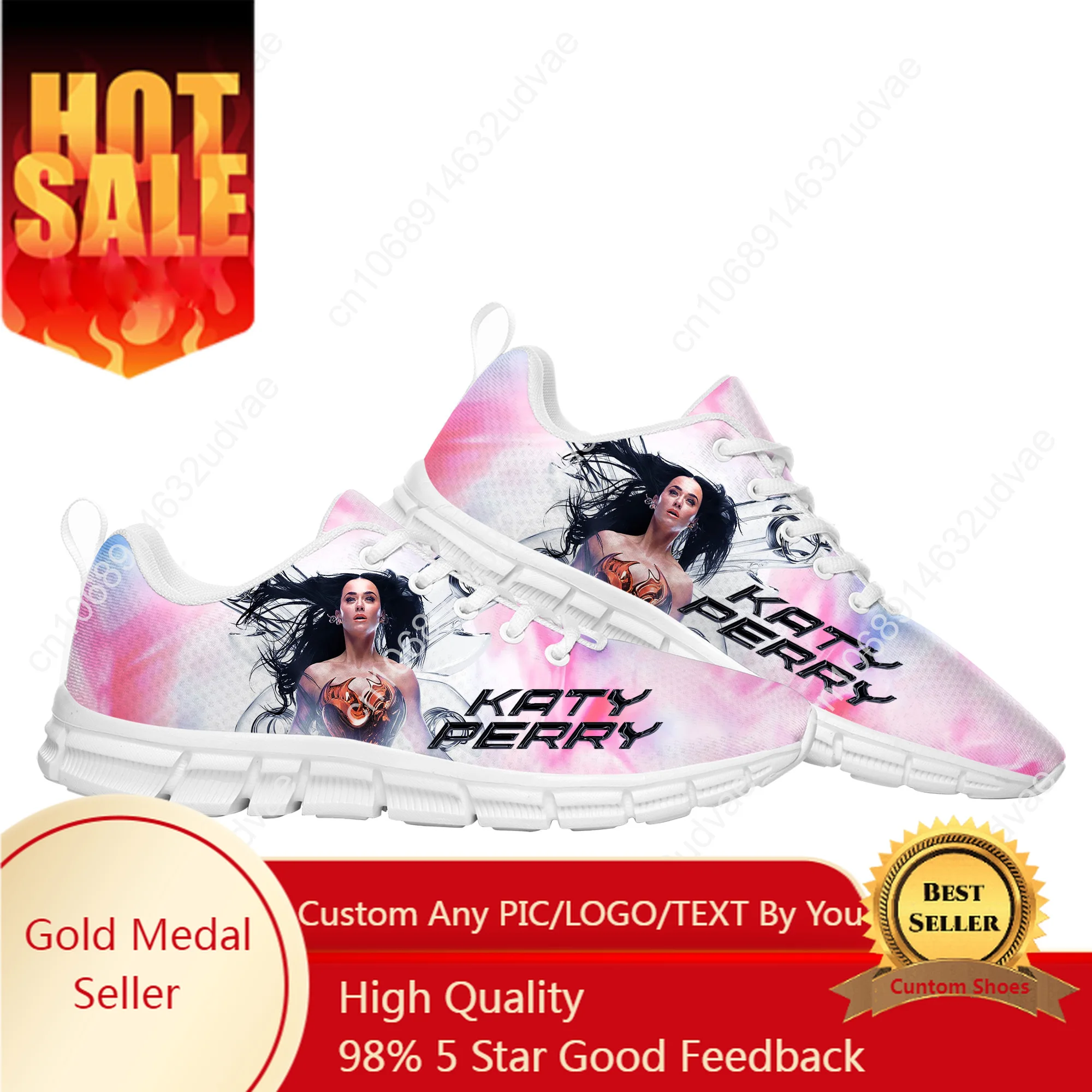 

Katy Perry Sports Shoes Mens Womens Teenager Customized Sneakers DIY Casual Custom Made Shoe High Quality Couple Shoes