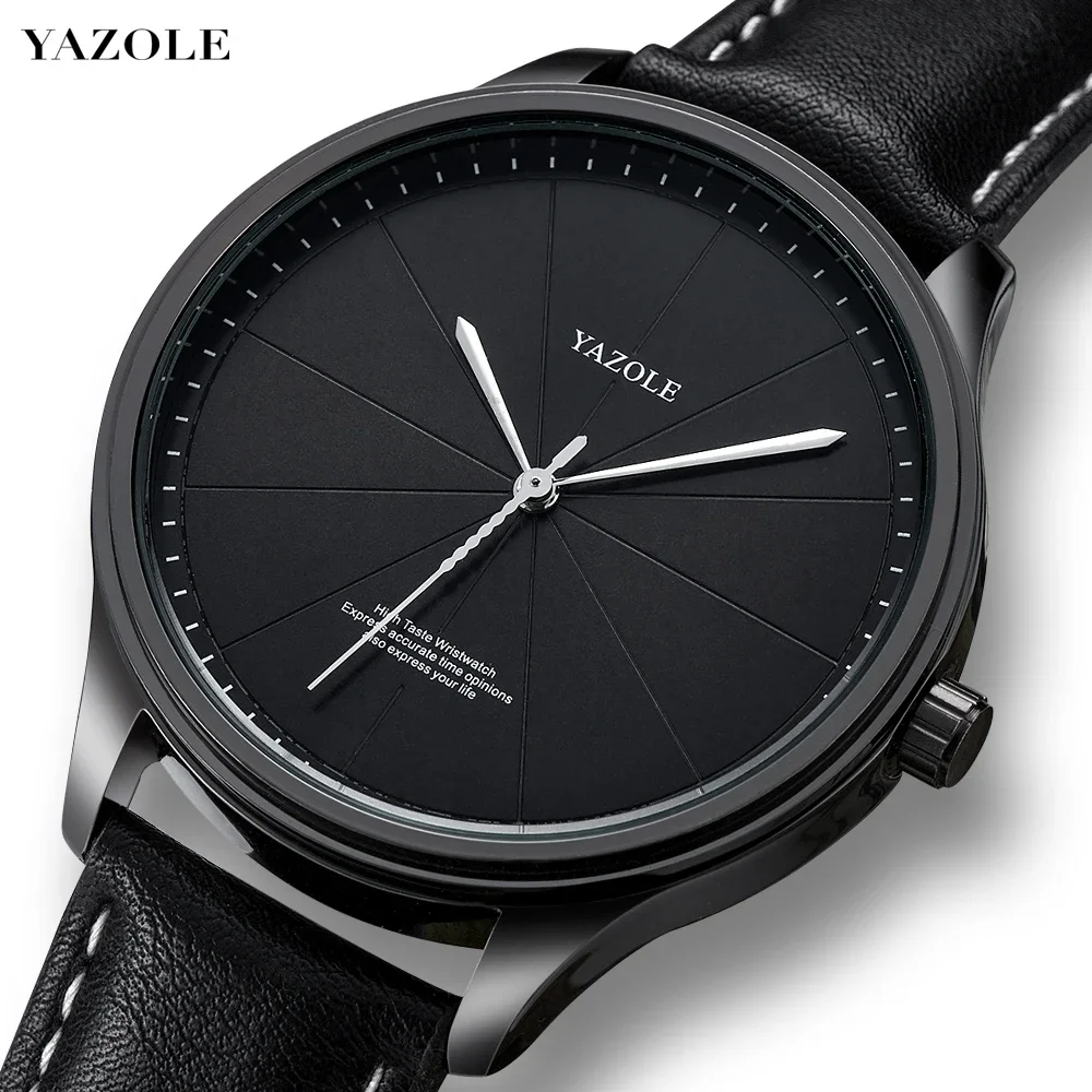 2025 New Men's Quartz Watches Casual Fashion Business Style Wristwatch Male Black Brown Leather Strap Watch Orologio Da Uomo