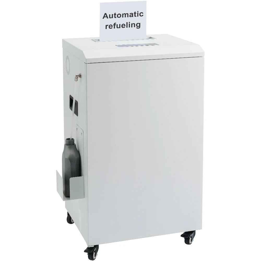 

100L Auto Oiling System Paper Shredder Machine Heavy Duty 25Sheets Non-Stop Cut CD Card P-4 3*25 Applicable To Large Enterprises