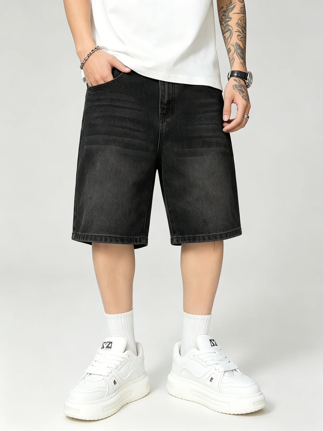 Street Fashion Baggy - Y2K Aesthetic Baggy Jeans Men, Retro