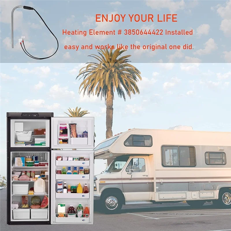 BABZ-تدفئة بديلة 3850644422 للثلاجة المحلية (325 وات 120 فولت تيار متردد) لـ Dometic RM2652/DM2652/DM2852/DM2662/DM2663 #4