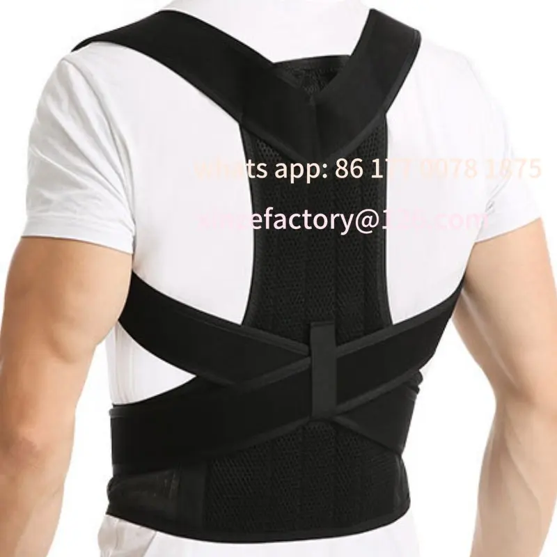 Customizable Back Brace Posture Corrector for Women and Men, Back Straightener Scoliosis, Hunchback Correction, Adjustable