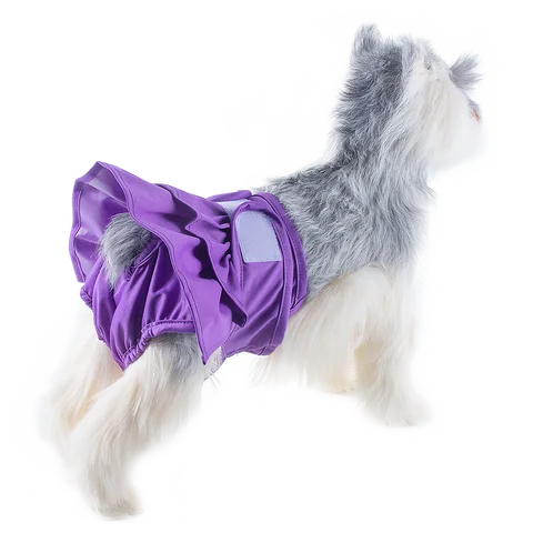 Düz Renk Kadın Köpek Bezi Elbise Son Derece Emici Köpek Bezi Kız Köpekler için Yıkanabilir Köpek Bezi Köpekler için Inkontinans