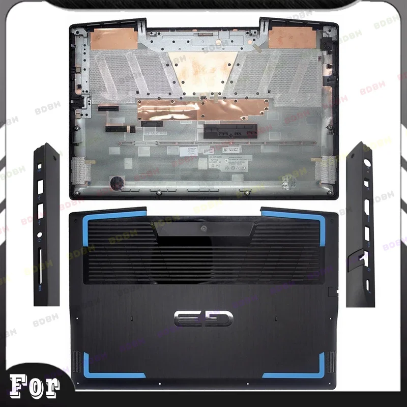 *BDBH New ForDELL G3 15 3500 3590 P89F 0HWPRT 0C6JN0 0JRPM2 Laptop Bottom Cover Case Lower Base Shell Blue White Case