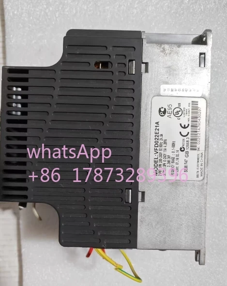 second-hand Original VFD022E21A inverter single-phase 220V 2.2K tested ok