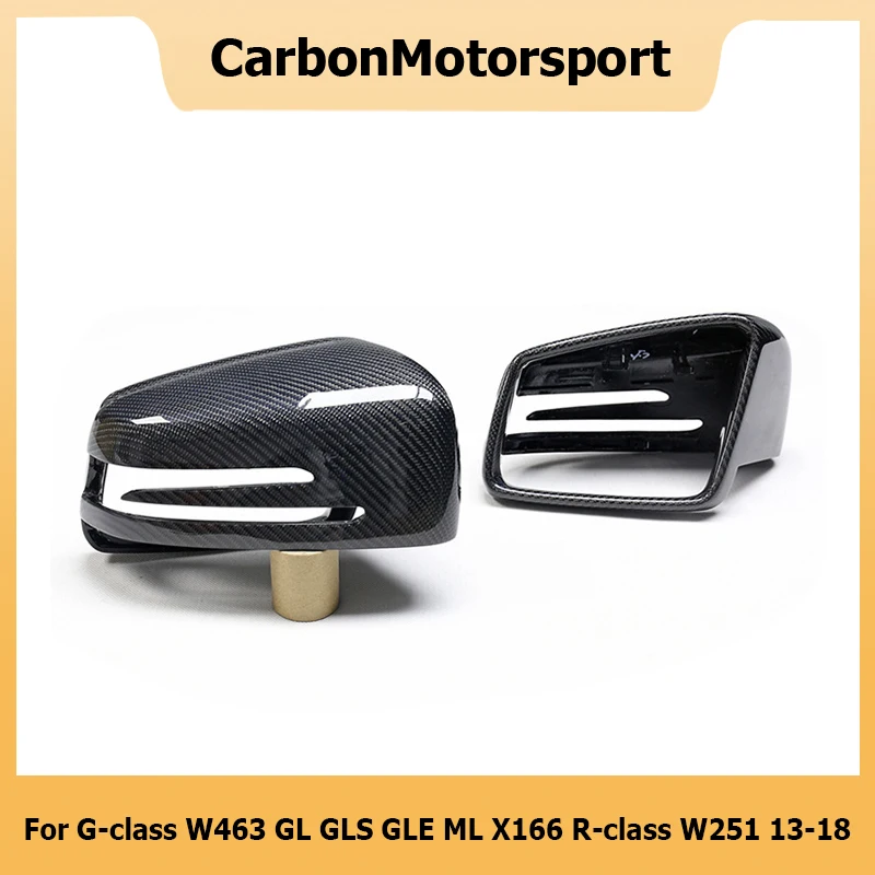 Carbon Fiber Side Door Mirror Cover For Benz G-class W463 GL GLS GLE ML X166 R-class W251 2013 2014 2015 2016 2017 2018