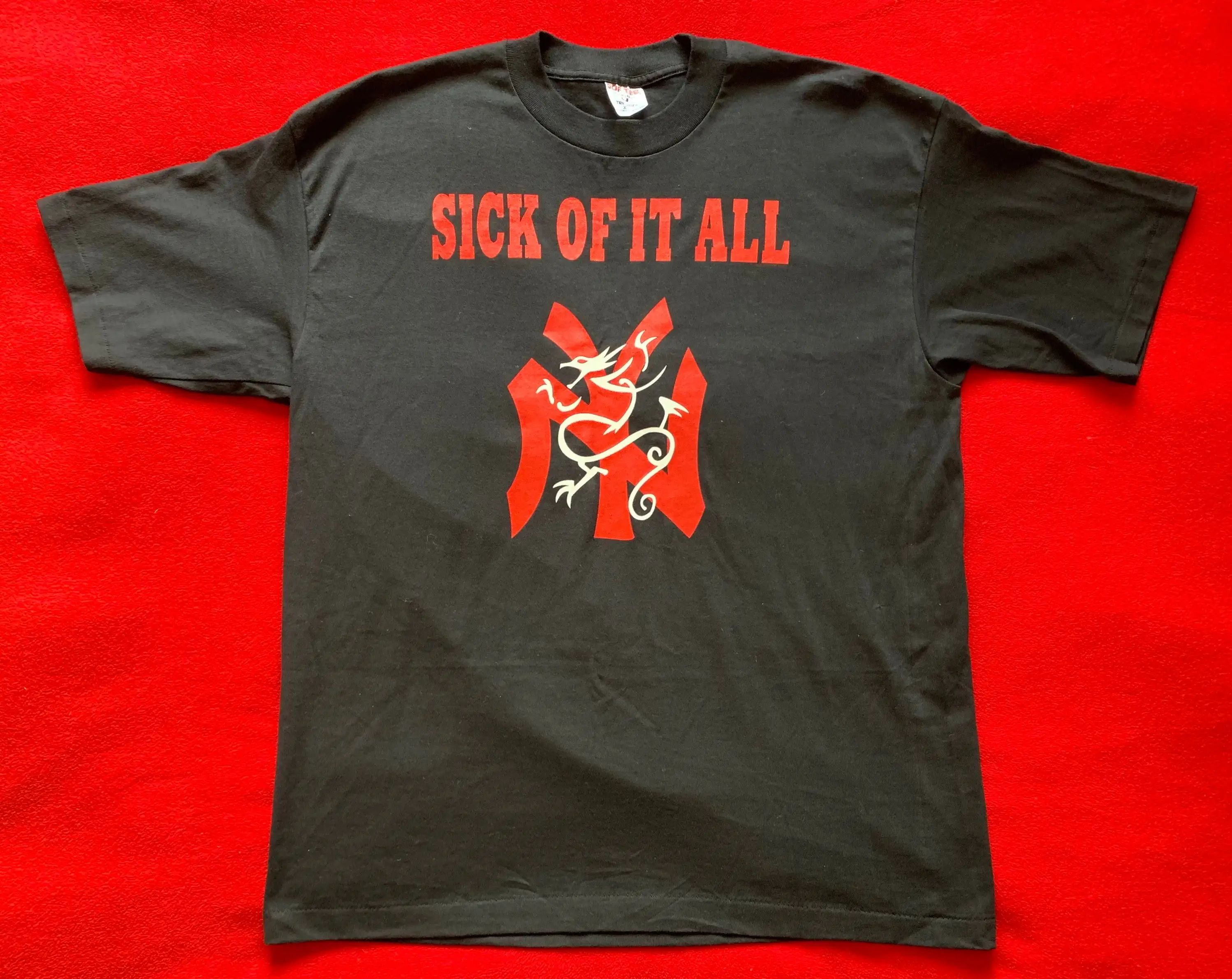 Sick Of It All New Rare Vintage 1995 from Just look around Scratch the surface era Men s Size XL T Shirt