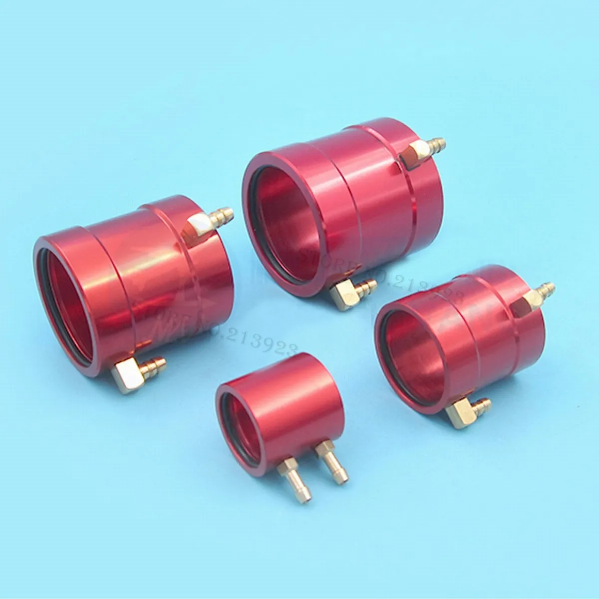 Rc Boat CNC Aluminum Marine Motor Water Cooling Jacket for B20/B24/B28/B29/B36/B40 ID 20/24/28/29/36/40mm Brushless Motor