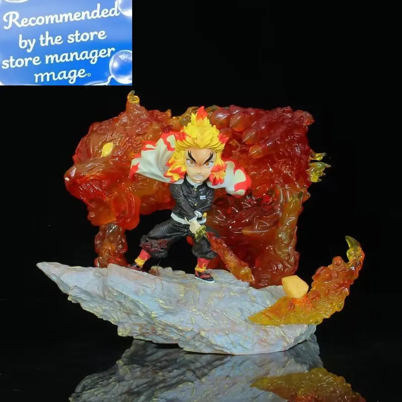

Anime Demon Slayer kimetsu no yaiba Rengoku Kyoujurou Action Figurine pvc Model GK Flame Hashira statue Collection Toy figma