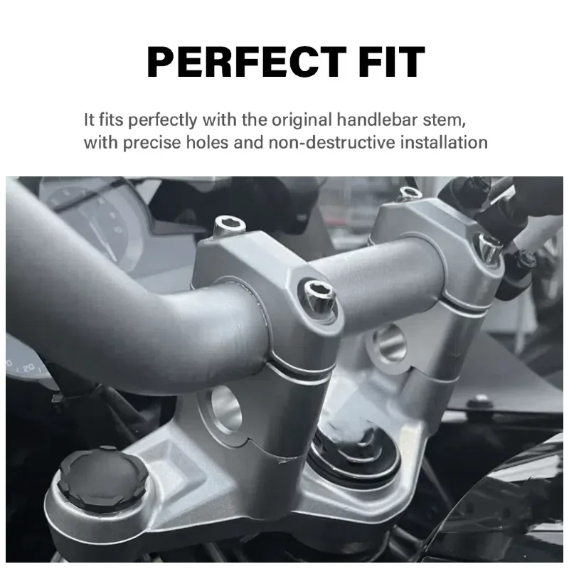Moto Handlebar Riser สำหรับ BMW R1200gs R1250gs GS 1200 1250 R LC GS1250ผจญภัย ADV S1000XR Handle Bar Clamp อะแดปเตอร์35มม.ขยาย