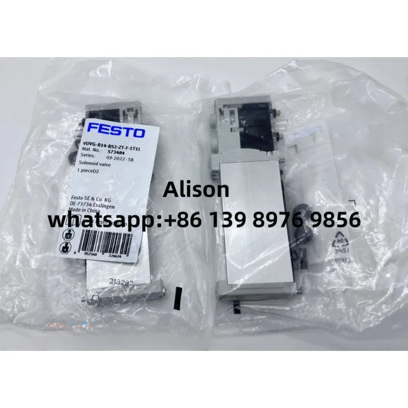 

FESTO 573484 VUVG-B14-B52-ZT-F-1T1L solenoid valve