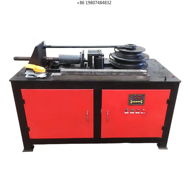 Benchtop Steel Bar Bending Machine, Electric Hydraulic Portable, Suitable for Construction Steel Processing,