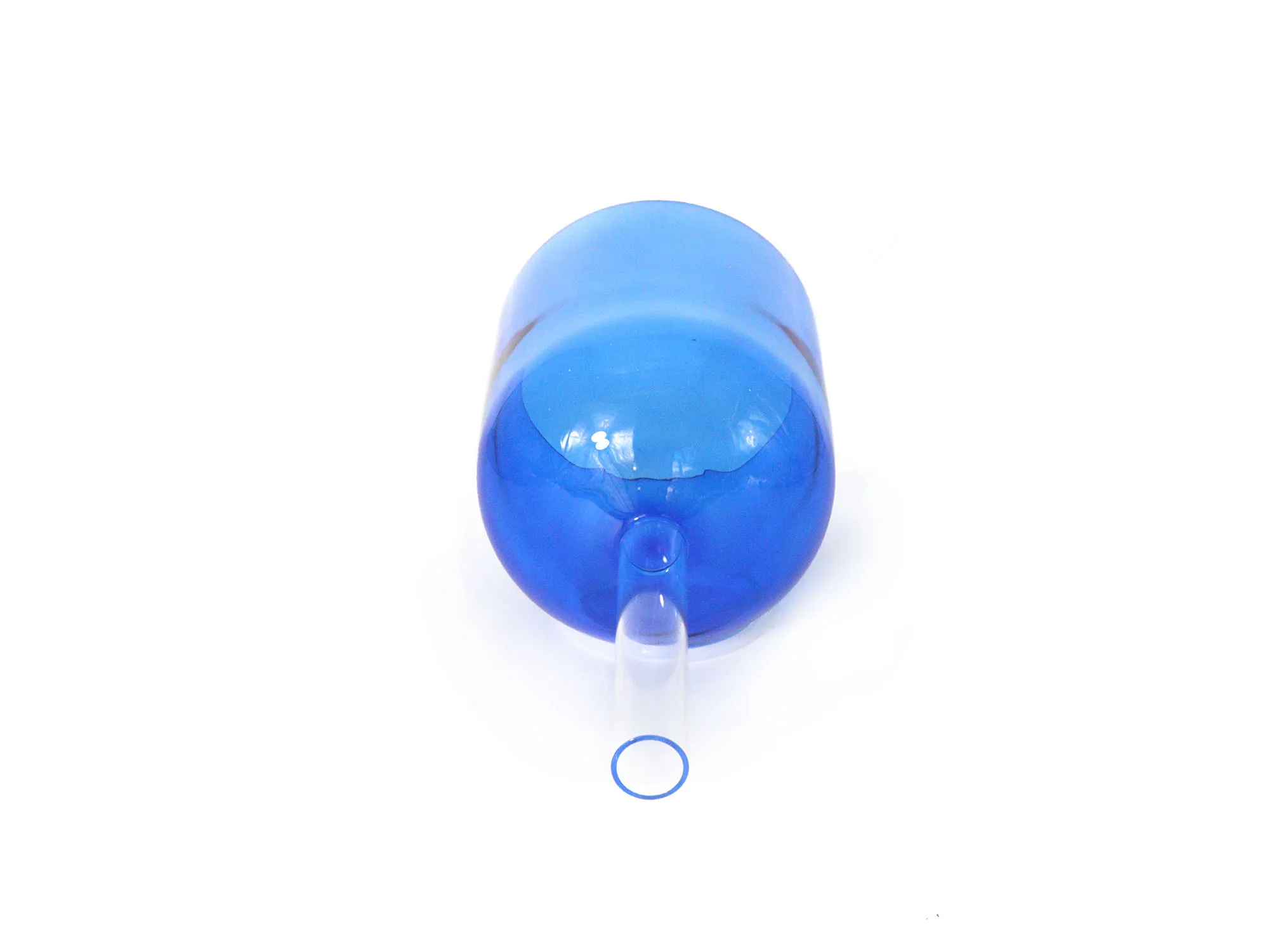 Blue Handheld Portable Crystal Bowl Meditation Instrument Sound Therapy Yoga Percussion Instrument Music Bowl Crystal Music Bowl