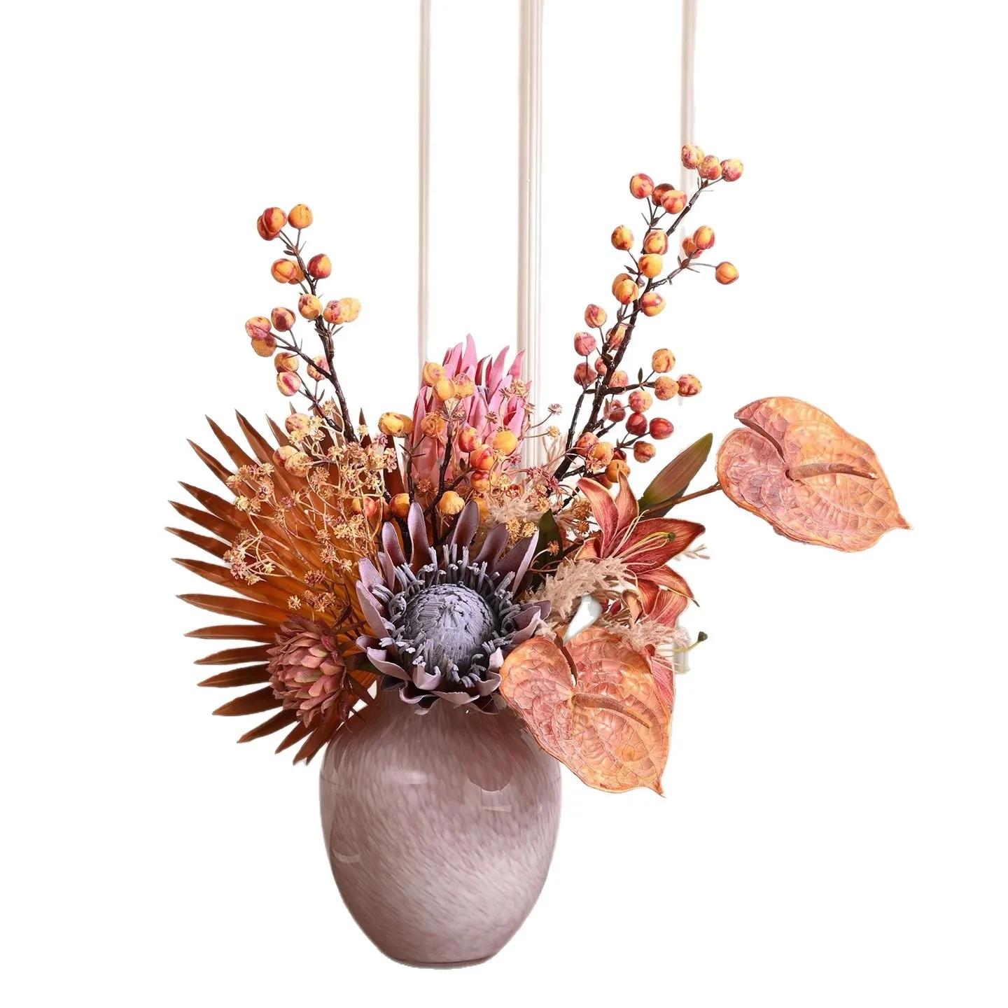Simulation flower ornament Commercial bionic arrangement, living room entrance arrangement fake decoration