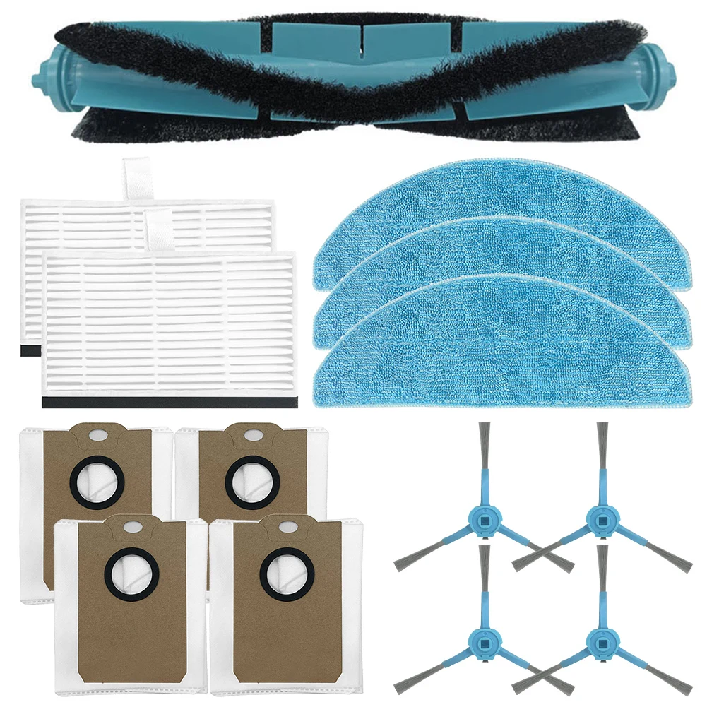 Desempenho de limpeza superior com para liectroux g7 aspirador de pó principal escova lateral filtro mop pano saco pó kit