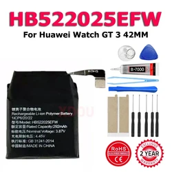 XDOU HB522026EFW HB351329ECW HB672836EEW Battery For Huawei Watch Band Honor Glory Bracelet 3 5 GT3 GS 42MM Pro + Tooi