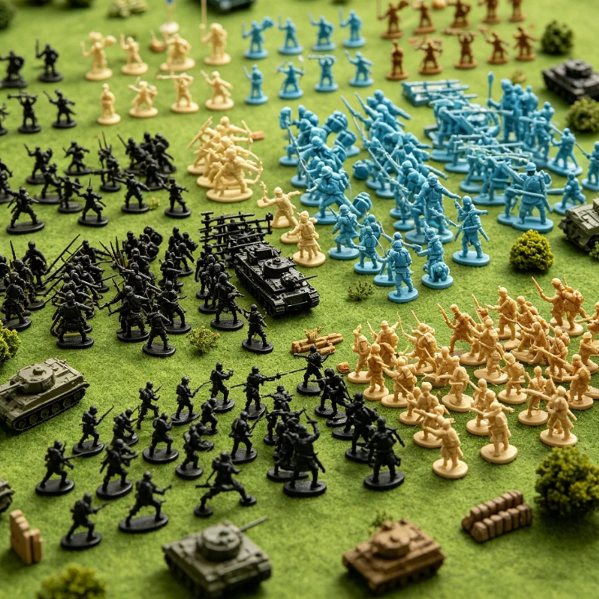 35Pcs Mini Medieval Soldier Figurines in Random Styles, Highly Detailed Miniatures Perfect for Diorama Art, Project Building ZSY