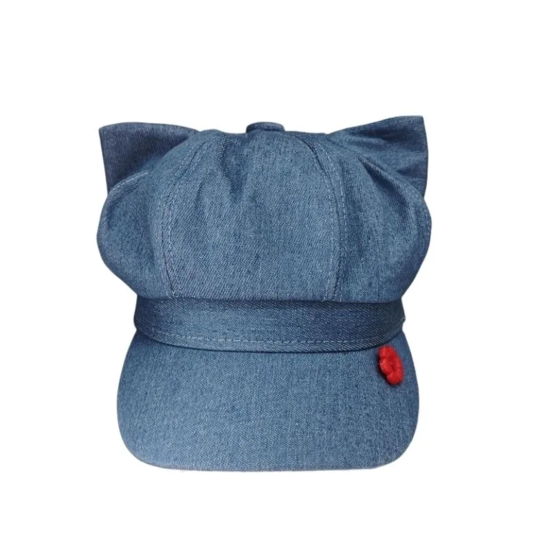 أنيمي لعبة الرعب Miside مجنون ميتا تأثيري لطيف القط الأذن الحلو مثمنة قبعة لعب الأدوار الأزرق قبعة النساء هالوين الدعائم الطرف