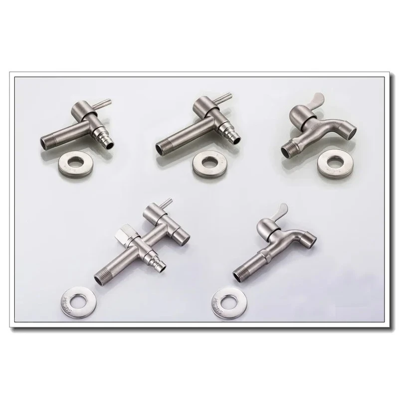 

Матовый уличный садовый смеситель из нержавеющей стали 304, настенный кран, садовая швабра для умывальника, удлиненный смеситель для сада