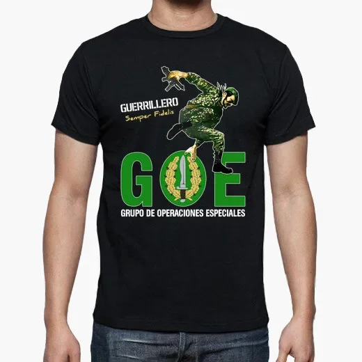 

Guerrillero Semper Fidelis. COE Company Operaciones Especiales T-Shirt. Summer Cotton O-Neck Short Sleeve Mens T Shirt New S-3XL