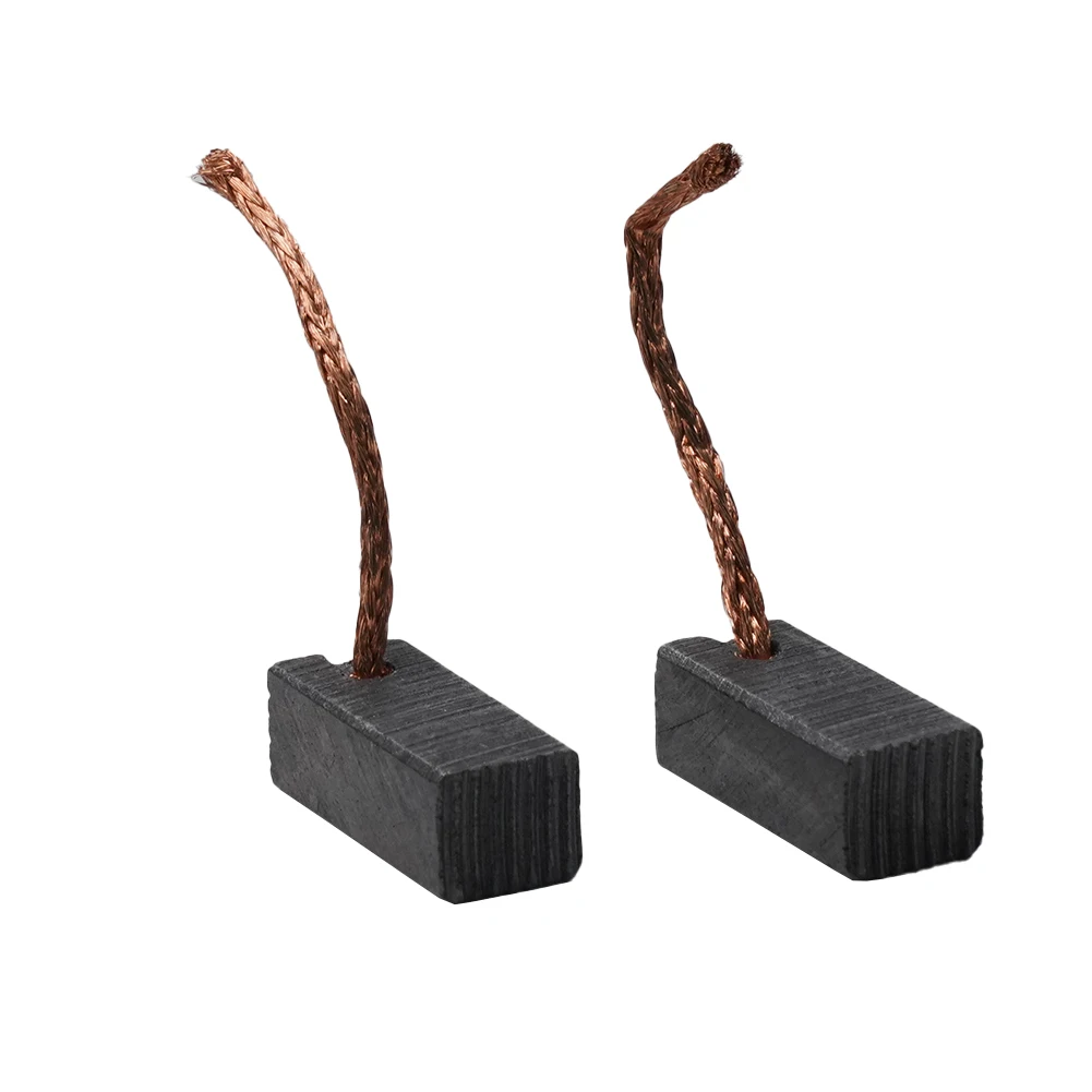 Carbon Brushes Essential Replacement Carbon Brushes for Worn Out Electric Motors and Power Tools 7x8x19mm (2 Pack)