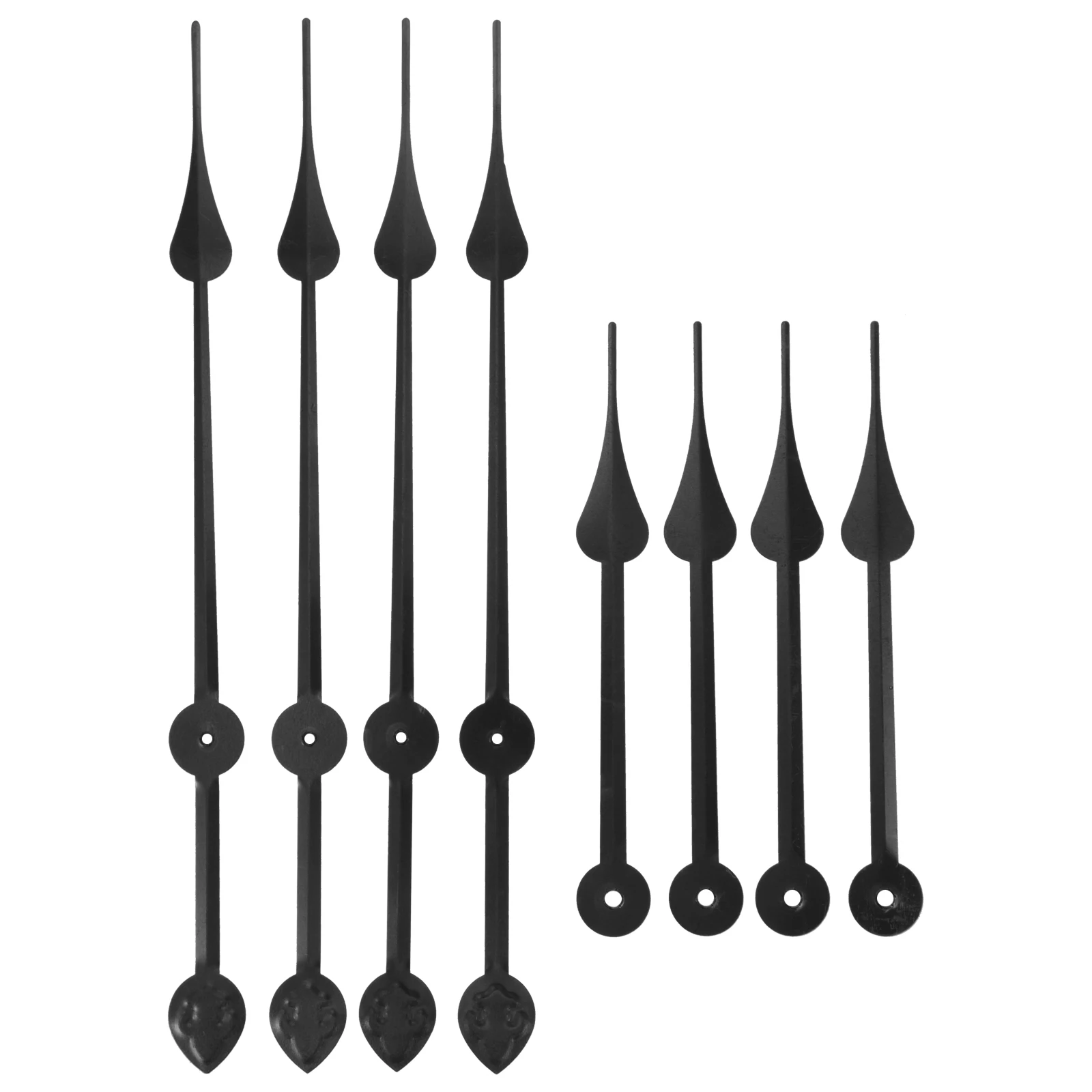

8Pcs Replacement Clock Pointers Heavy Duty Silent Hands for Clock Movement and Home Decor Accessories Mute Hands