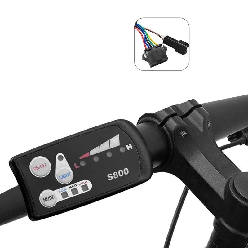 

Electric Bicycle Controller S800 LCD Display 36V 48V 30A 750W 1000W 2 Model Controller Electric Bicycle Parts