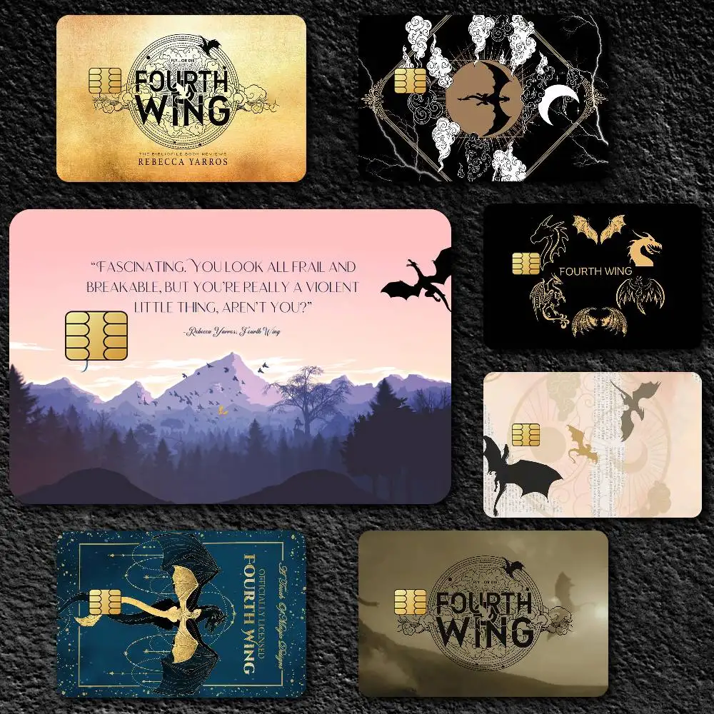F-Fourth W-Wing Credit Card Skin Stickers for Bank Card Bus Metro Card Sticker Waterproof Gift