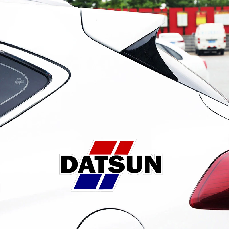 

Fashion Datsun Racing Speed Car Sticker Vintage Retro Stripes Vinyl Decal Sticker Logo Truck Car Window Bumper Car Decoration